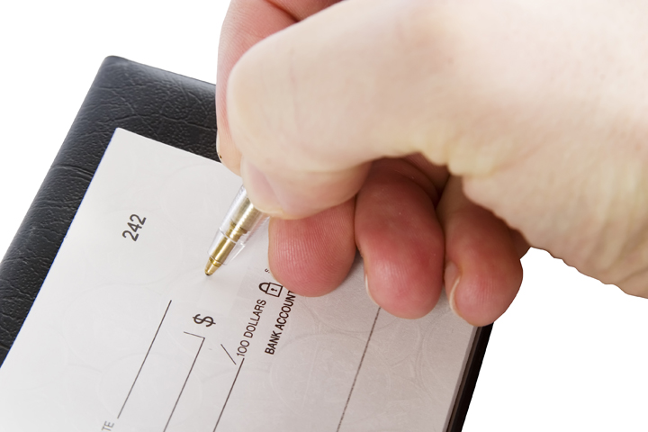 Payment by Cheque image